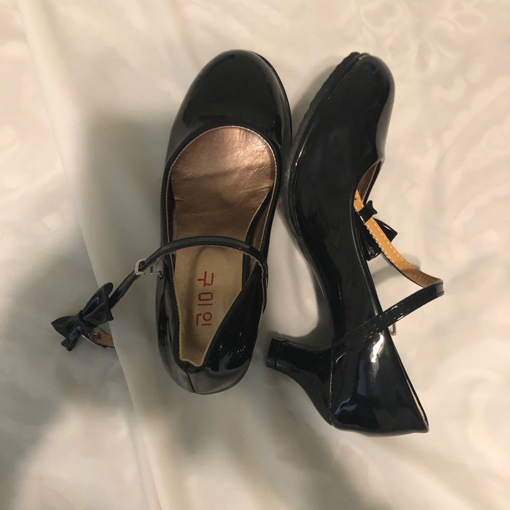 Black high heels